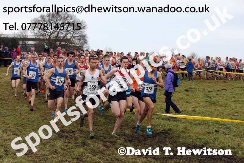 Senior mens North Eastern Cross Country, Aykley Heads, Durham. Photo: David T. Hewitson/Sports for All Pics